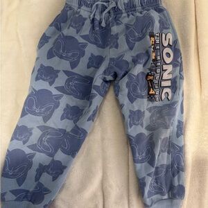 Sonic the Hedgehog Blue Kids Sweatpants